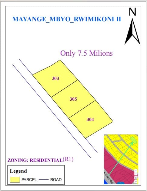 Residential Plots for Sale in Mayange,Mbyo,Bugesera